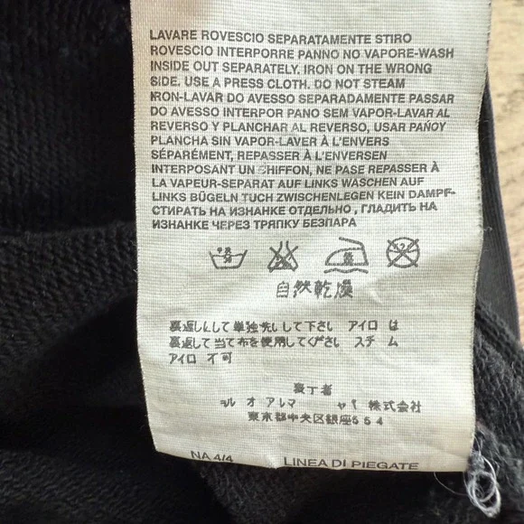 Givenchy Paris Distressed Black Crewneck Sweatshirt Size S - Picture 12 of 12